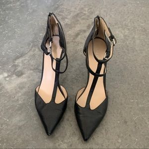 Nine West caged pumps